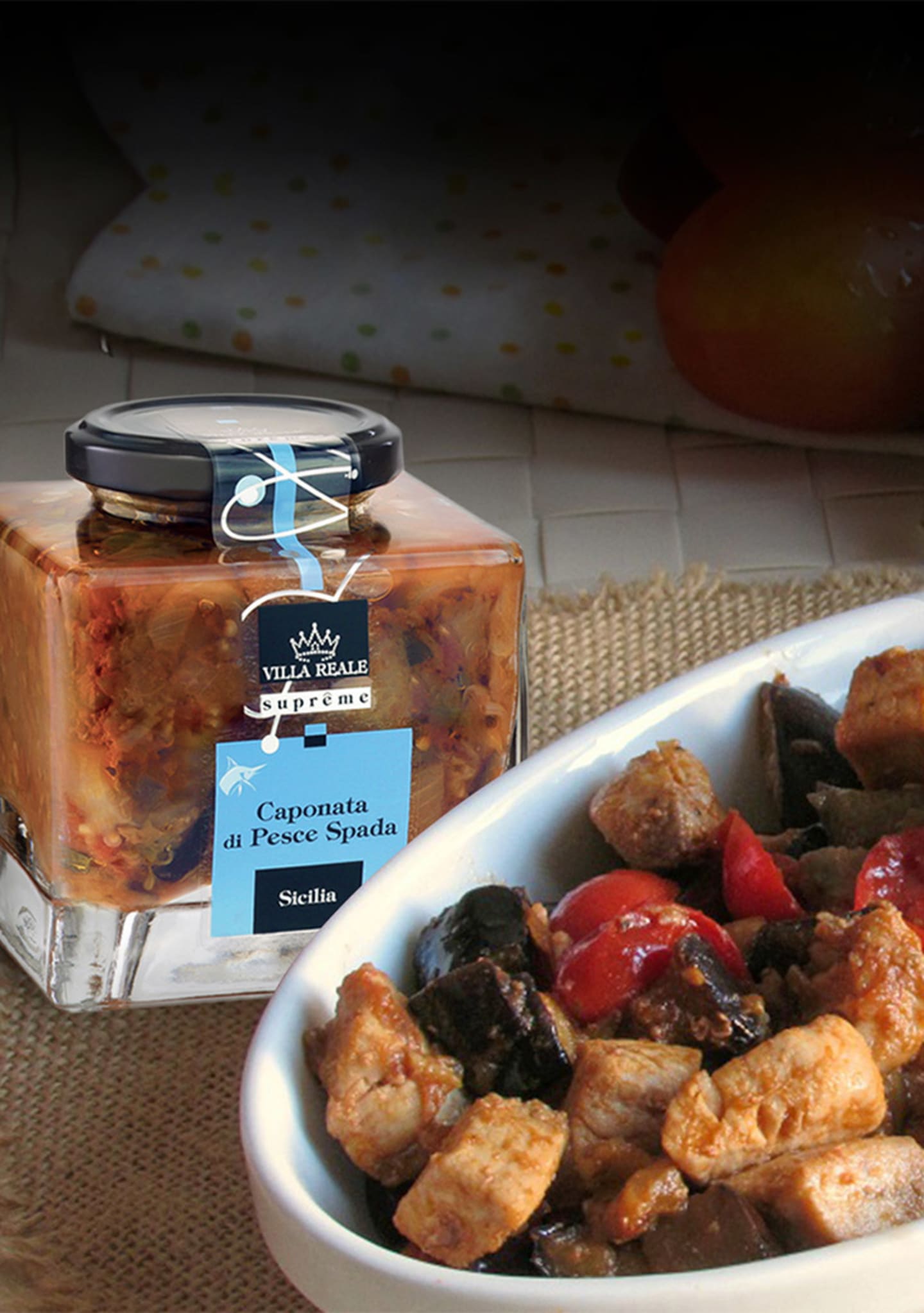 Caponata-Pesce-Spada-villa-reale-supreme
