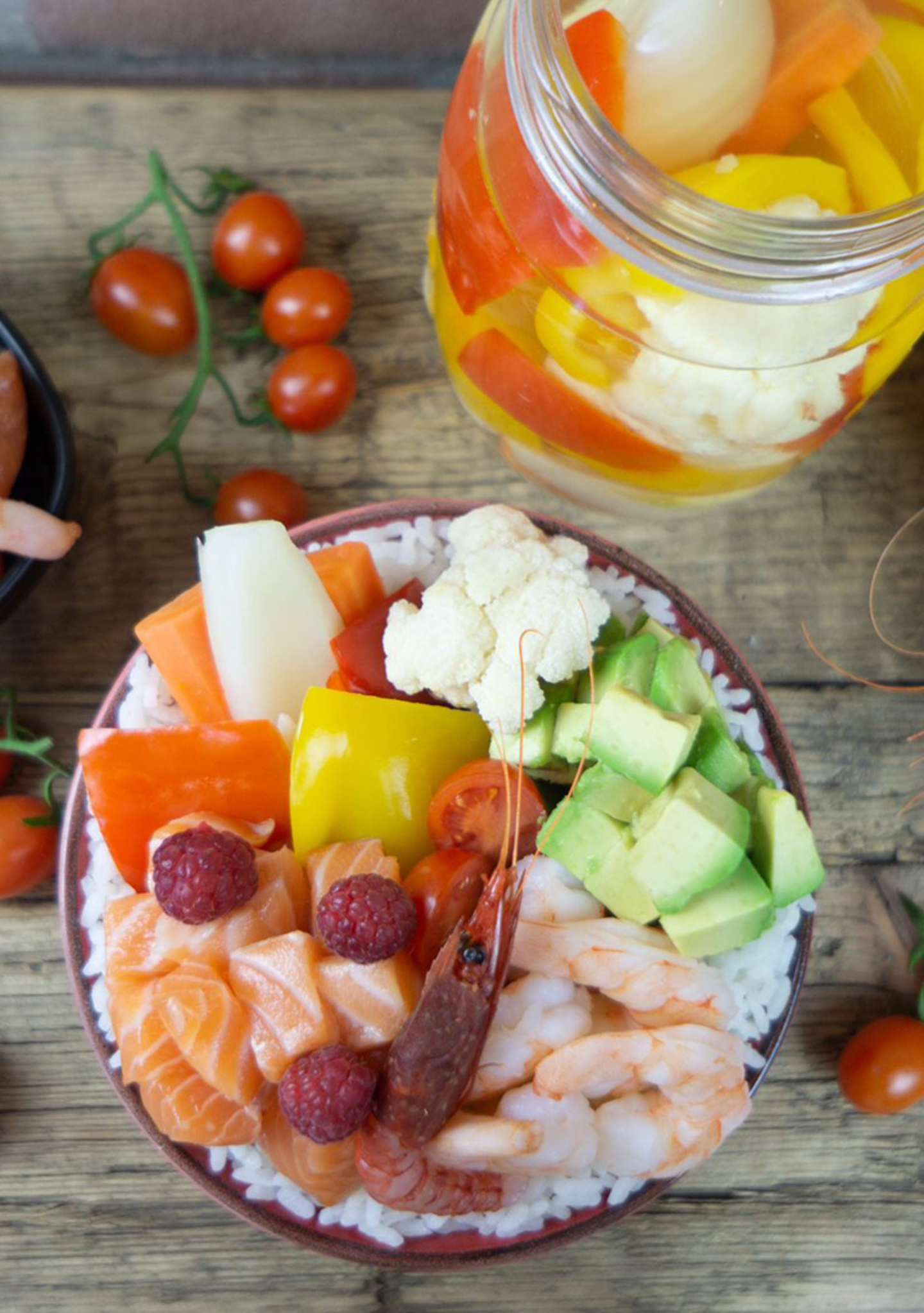 Poke_con_gamberi_e_giardiniera