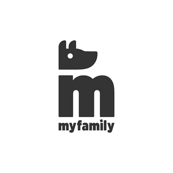 I LOVE MY FAMILY logo. Free logo maker.