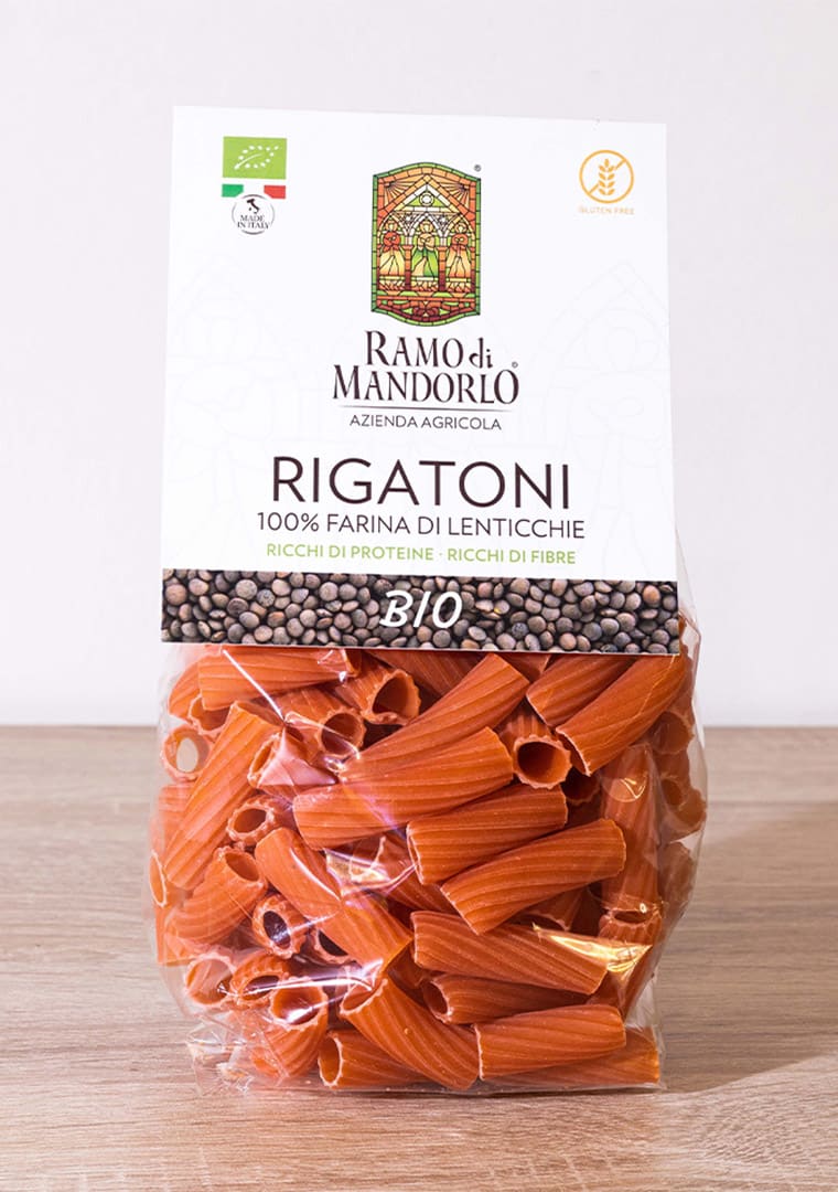 Pasta-Rigatoni-Lenticchie