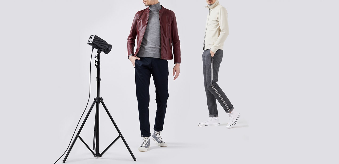 【税込?送料無料】 LEON The スラックス｜ファッション ストライプ Revived Chino パンツ