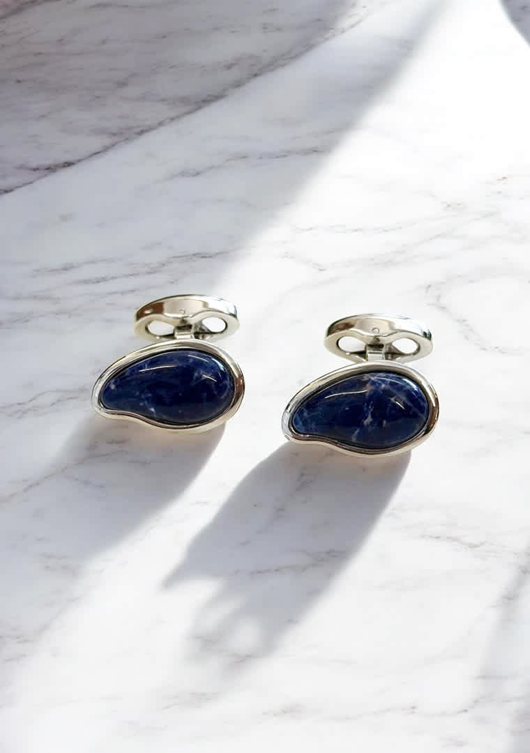 Chakra-Pebble-Cufflinks_-Sodalite---C756SO