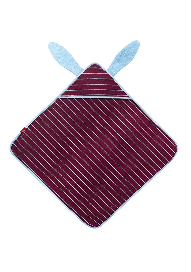175391-Cotton-hooded-towel-Bunny-Burgundy-0