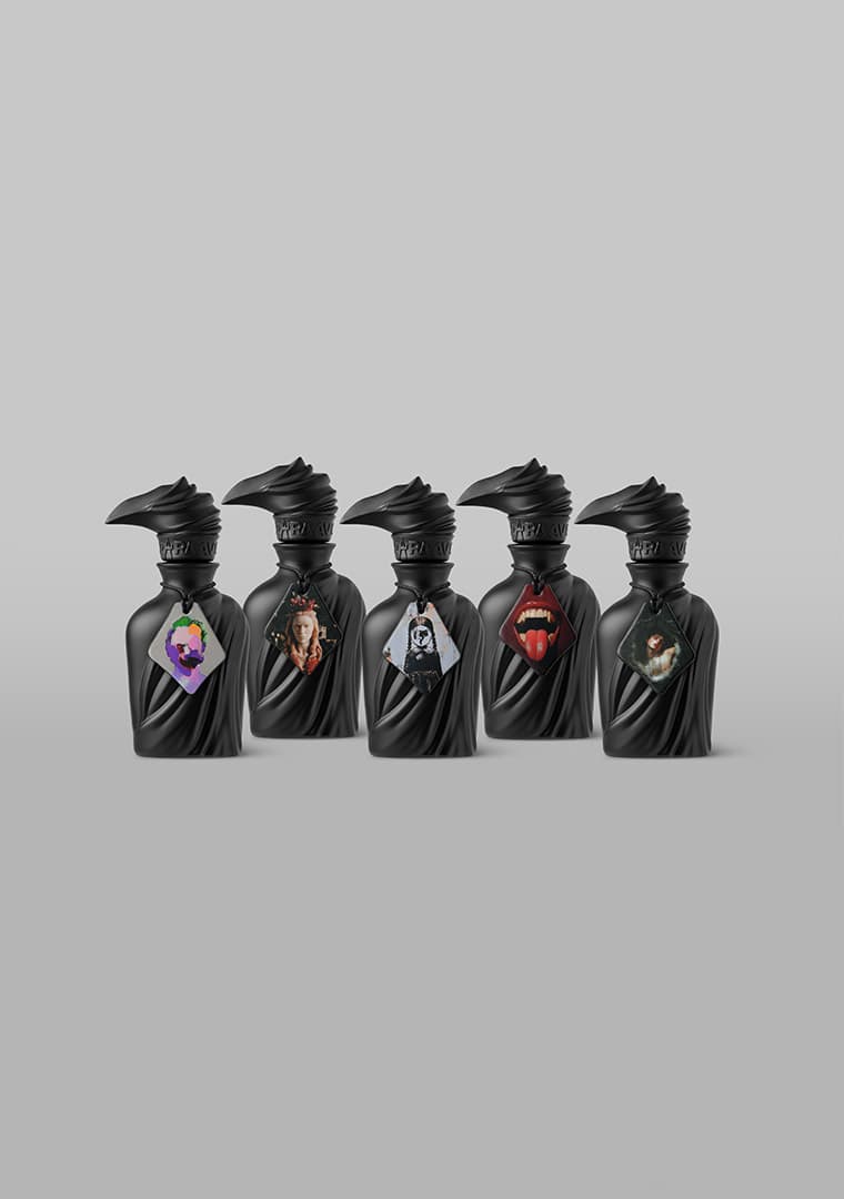 RaraAvis_5_Bottles_Black